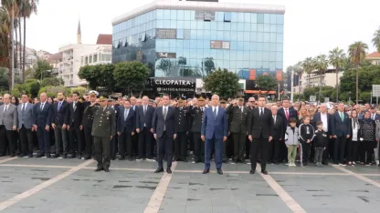 Atatürk Alanya'da anıldı