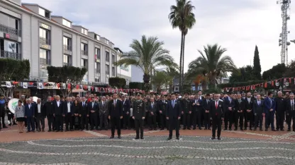 Gazipaşa'da Atatürk'ü anma töreni yapıldı