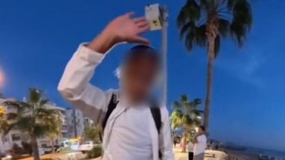 Bankta köpeğiyle oturan yerleşik yabancı kız çocuğu hayatının şokunu yaşadı