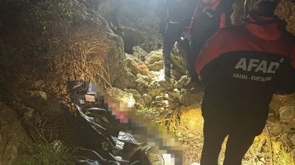 35 metrelik falezlerden düşen kişi hayatını kaybetti