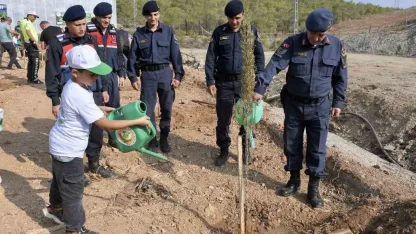 Milli Ağaçlandırma Gününde Bozyazı’da fidanlar toprakla buluştu