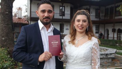 Menteşe’de çiftler evlilik için 11.11 tarihini seçti