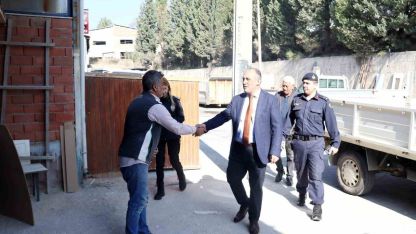 Kaymakam İlhan, sanayi esnafının sorunlarını dinledi