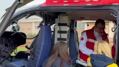 7 yaşındaki epilepsi hastası 112 helikopter ambulansla Mersin’ sevk edildi