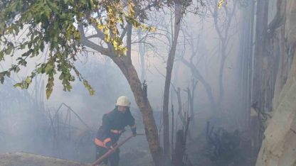 Bozyazı’da çıkan yangın seralara zarar verdi