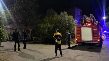 Serik’te korkutan ev yangını