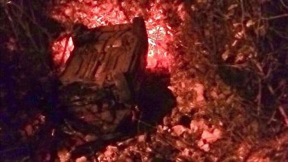 Menteşe’de araç dereye uçtu: 1 yaralı