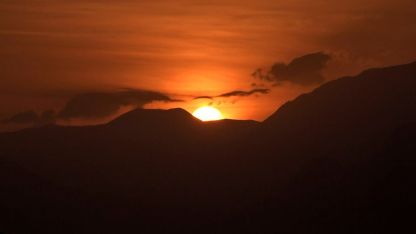 Antalya’da 20 dakikalık doğal görsel şöleni