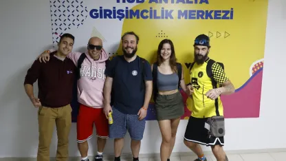 Uluslararası Proje Katılımcıları'ndan HUB Antalya Girişimcilik Merkezi'ne ziyaret