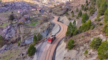 Sapadere Yaylası yoluna asfalt