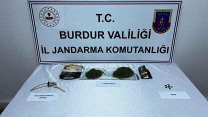 Burdur’da uyuşturucu operasyonu: 4 gözaltı