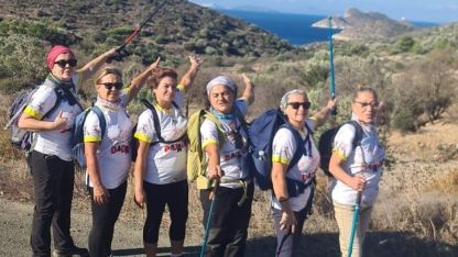 Datça’dan Knidos’a doğa yürüyüşü yapıldı