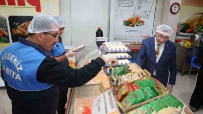 Mersin’de yemek imalatı yapan işletmeler denetlendi