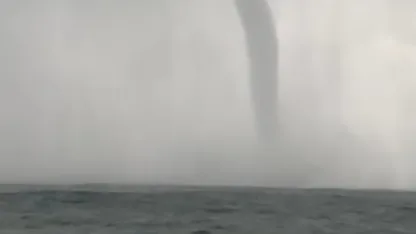 Marmaris’te denizde hortum oluştu