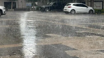 Antalya'da dolu yağışı