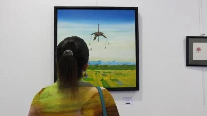 Antalya Kültür Yolu Festivali'nde açılan sergiler ziyaretçilerini ağırlıyor