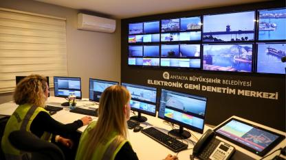 Antalya'da, Elektronik Gemi Denetim Sistemi deniz kirliliğini önlüyor