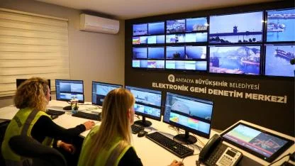 Antalya'da, Elektronik Gemi Denetim Sistemi deniz kirliliğini önlüyor