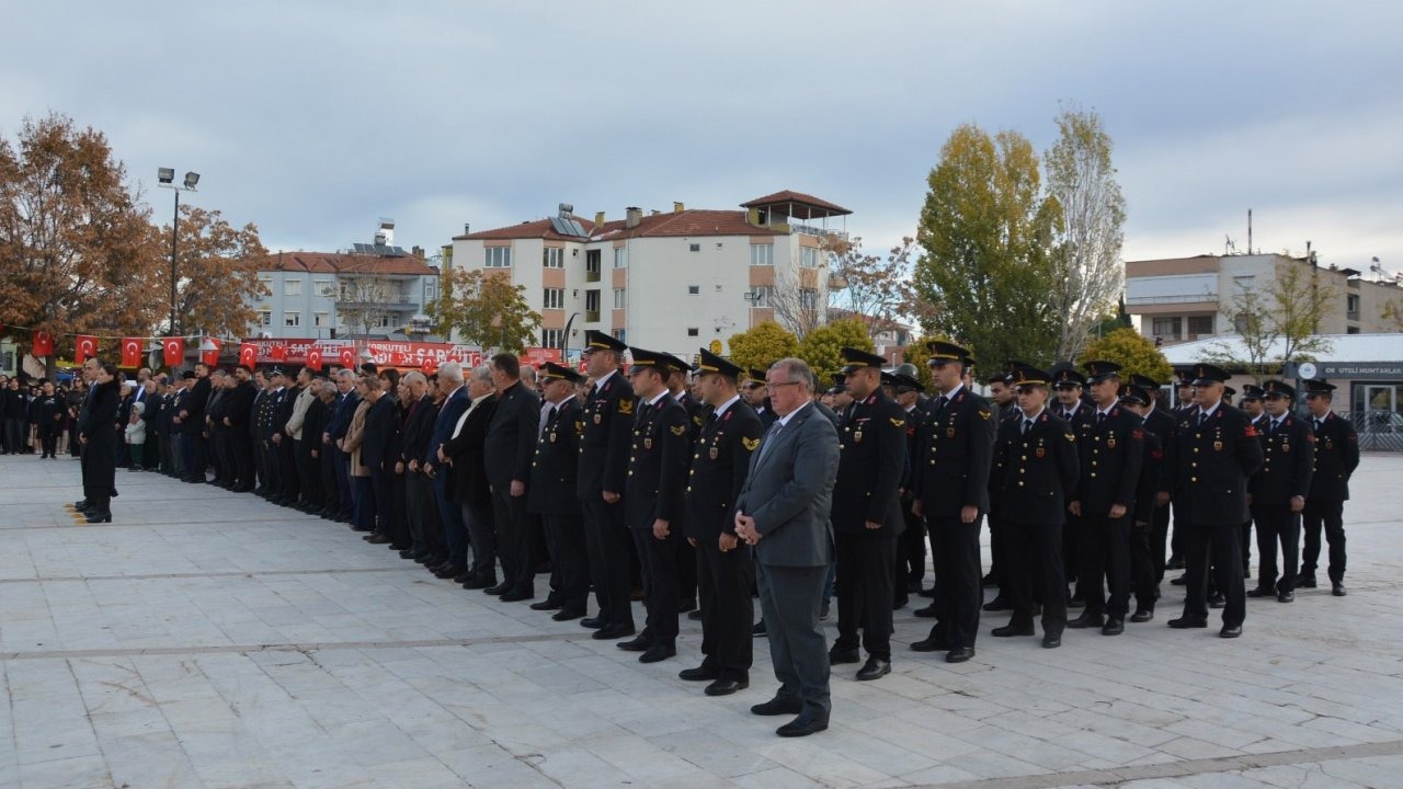 Atatürk Korkuteli&#039;de anıldı