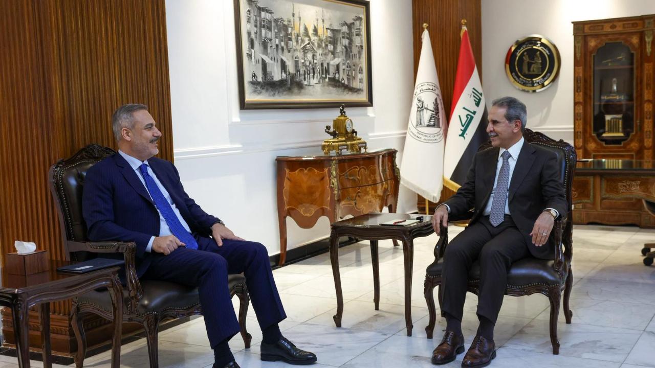 Bakan Fidan, Irak Yüksek Yargı Konseyi Başkanı Zeydan ile görüştü