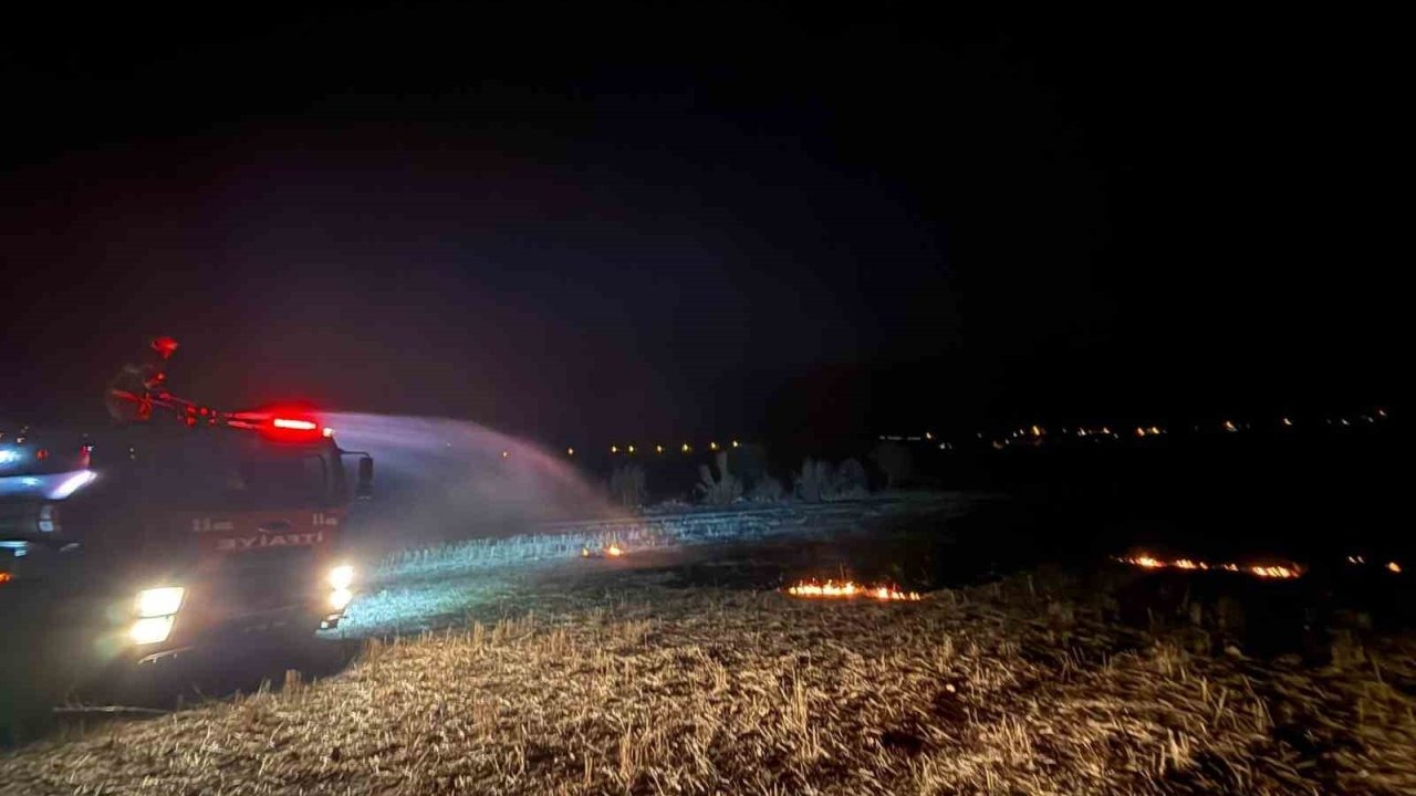 Bucak’taki arazi yangını söndürüldü