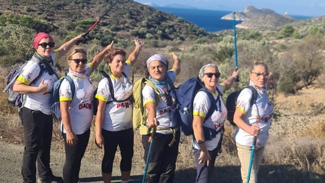 Datça’dan Knidos’a doğa yürüyüşü yapıldı