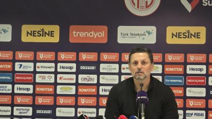 Erol Bulut: “Futbolcuların konfor alanından çıkması gerekiyor”