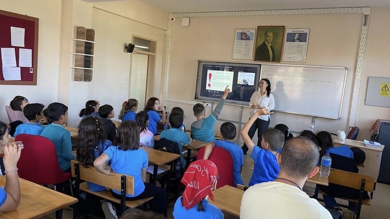 Gazipaşa’da öğrencilere su tasarrufu ve gıda güvenliği eğitimi