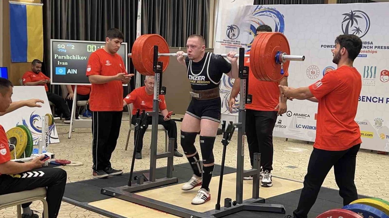 Görme Engelliler Dünya Halter Şampiyonası, Mersin’de sürüyor