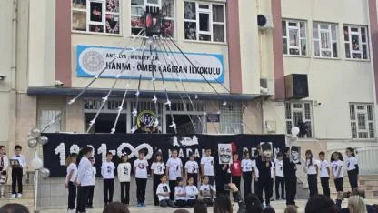 Hanım Ömer Çağıran İlkokulu’nda, Atatürk’e özlem dolu anma!