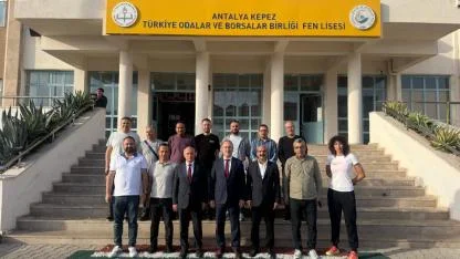 İl Milli Eğitim Müdürü Eriş’ten TOBB Fen Lisesi’ne ziyaret