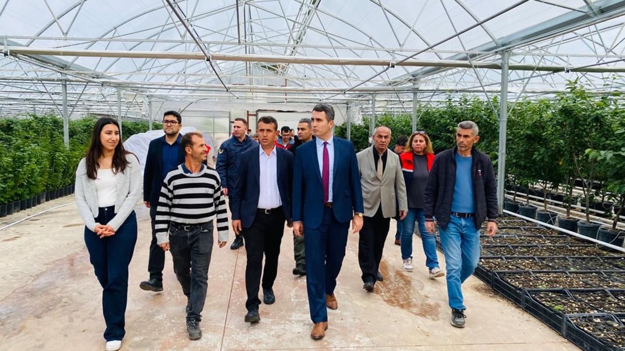 Kaymakamdan üreticilere ziyaret