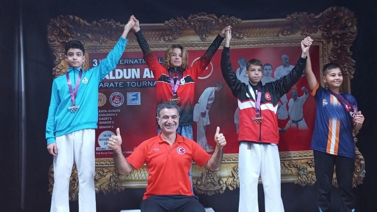 Kemer Belediyesi Karate Takımı’ndan 9 madalya