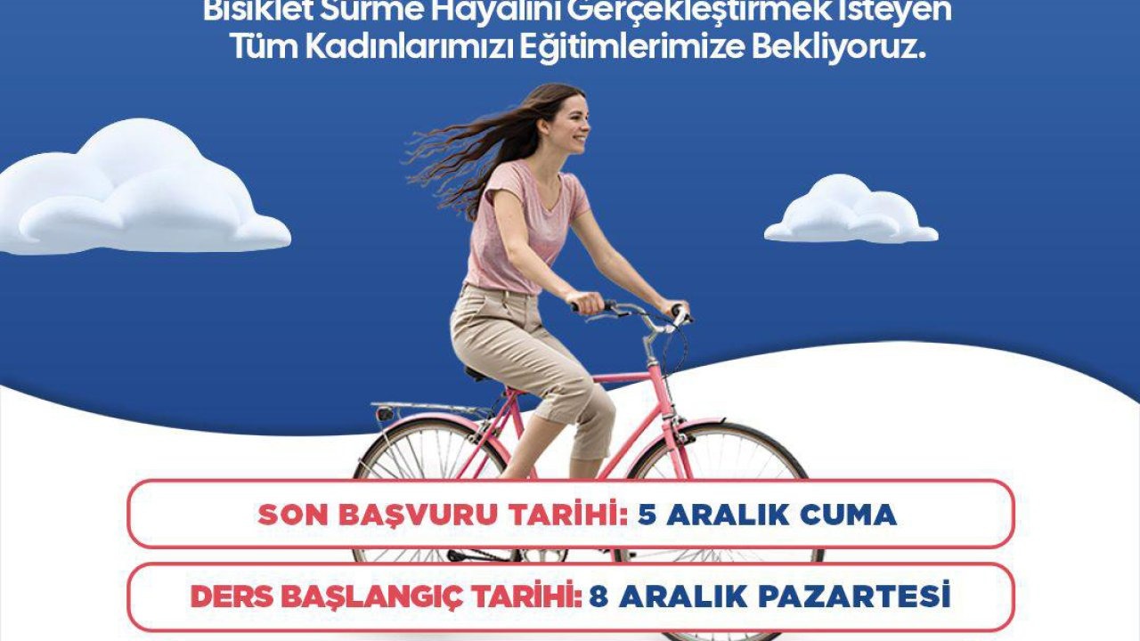 Kepez’de kadınlara özel bisiklet eğitimi