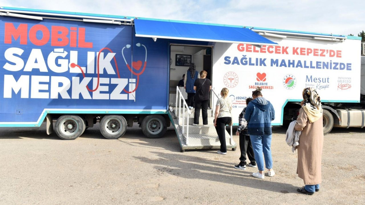 Kepez’in Mobil Sağlık Merkezi Duraliler’de