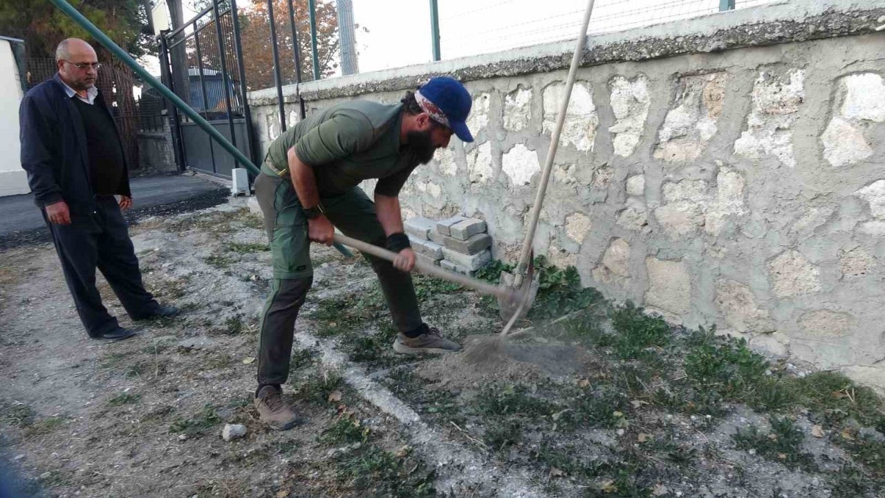 Köpeği ile birlikte tüm Türkiye’yi gezip fidan dikiyor