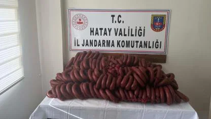 Menşei belirsiz 120 kilogram sucuğa el konuldu