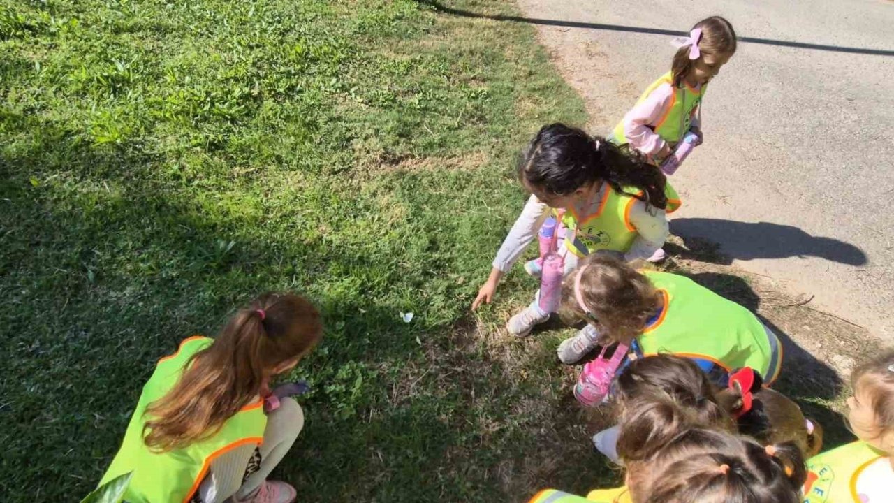 Minik doğa kaşifleri Kepez’de işbaşında