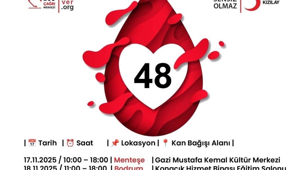 Muğla Büyükşehir Belediyesi’nden Kızılay’a kan bağışı desteği