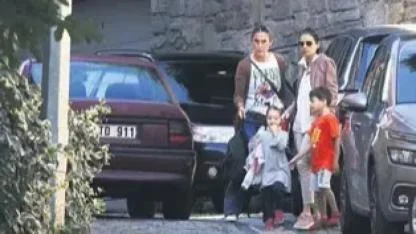 Özgü Namal ve çocukları kaza geçirdi!