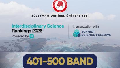 SDÜ, THE Interdisciplinary Science Rankings 2026'da başarı elde etti