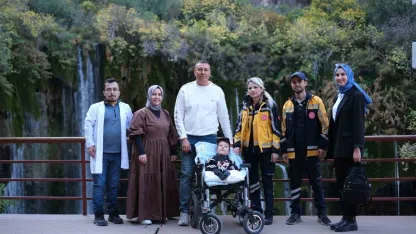 Cam kemik hastası çocuğun hayalini sağlık ekipleri gerçekleştirdi