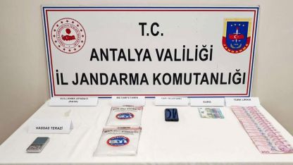 Manavgat'ta uyuşturucu operasyonu