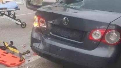 Burdur’da otomobil ile motosiklet çarpıştı: 1 yaralı