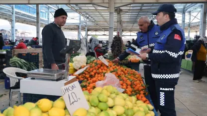 Zabıtasından etiket denetimi