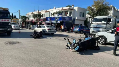 Bodrum’da trafik kazası kaza: 1 ölü, 1 yaralı