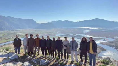 Menteşe gençleri Dalyan Kaunos’ta tarih ve doğayla buluştu