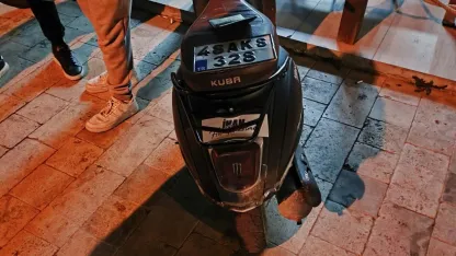 Bodrum'da kurallara uymayan motosiklet sürücülerine ceza yağdı