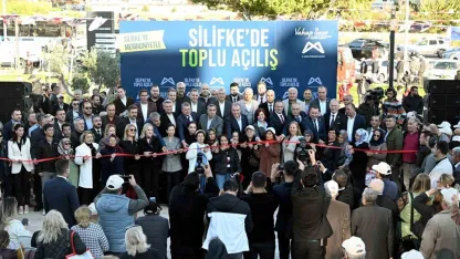 Silifke’de 3 projenin toplu açılışı yapıldı