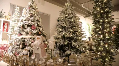 Yılbaşı ağaçlarında hazır süslü ve kompakt modeller ilgi görüyor